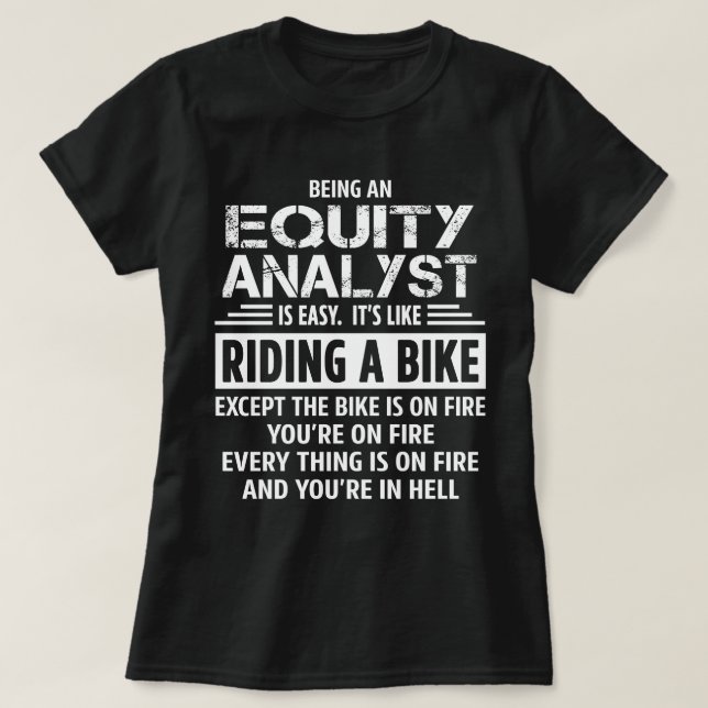 Equity Analyst T-Shirt (Design Front)