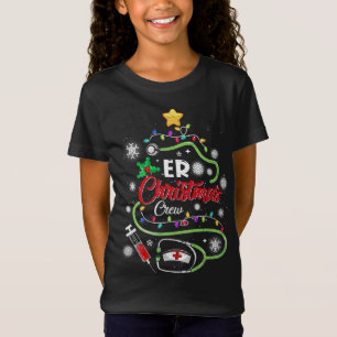 ER Christmas Crew Funny Nursing Christmas Pyjamas  T-Shirt