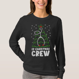 ER Christmas Crew Tree Emergency Room Nurse ER T-Shirt