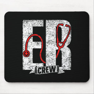 Er Crew Ed Emergency Room Nurses Nursing Er Nurse Mouse Mat