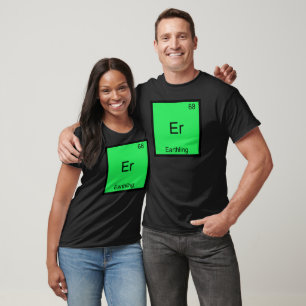 Er - Earthling Funny Chemistry Element Symbol Tee