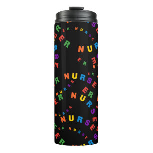 ER Nurse Black Thermal Tumbler