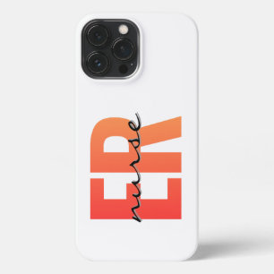 ER Nurse Bold Typography Design iPhone 13 Pro Max Case