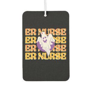 ER Nurse Boo Crew Emergency Room Nurse Halloween C Car Air Freshener