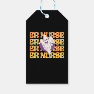 ER Nurse Boo Crew Emergency Room Nurse Halloween C Gift Tags