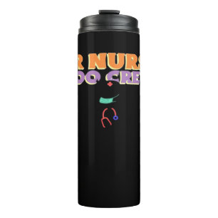 ER Nurse Boo Crew Emergency Room Nurse Halloween C Thermal Tumbler