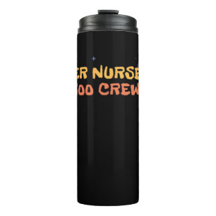 ER Nurse Boo Crew Emergency Room Nurse Halloween C Thermal Tumbler