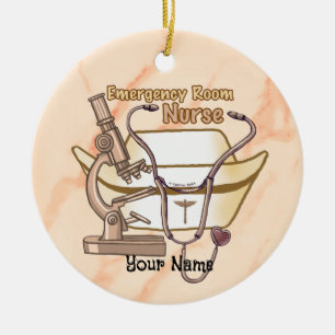 ER Nurse Ceramic Tree Decoration