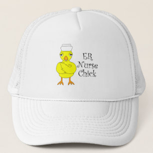 ER Nurse Chick Trucker Hat