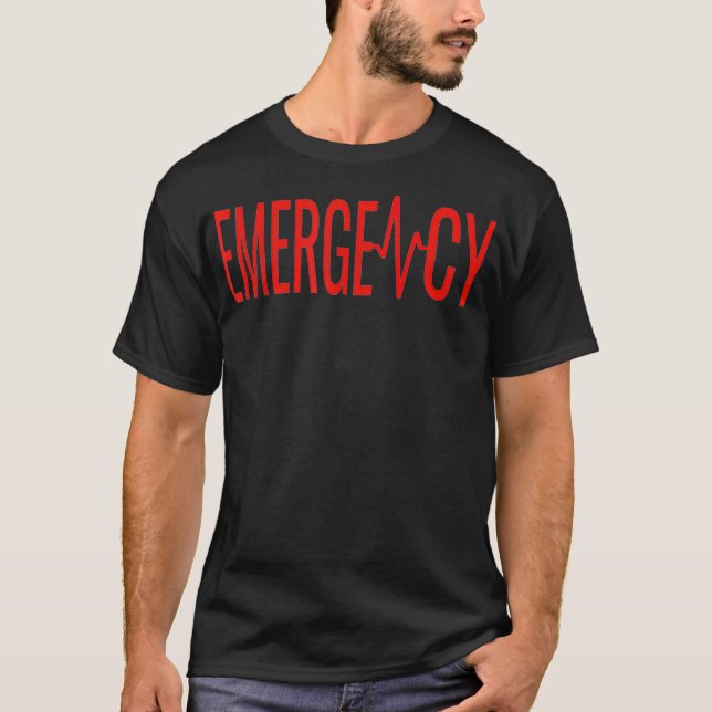 ER Nurse Doctor Emergency Room Hospital For EMT T-Shirt (Front)