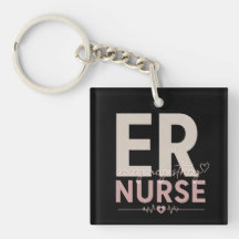 ER Nurse Emergency Strong Typography