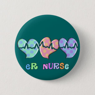 ER Nurse Gifts 6 Cm Round Badge