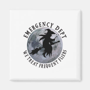 Er Nurse Halloween Emergency Room Dept Nurse Tech Magnet