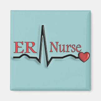 ER Nurse QRS Design Magnet
