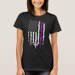 ER Nurse USA Flag Patriotic Nurses Week thank yo T-Shirt