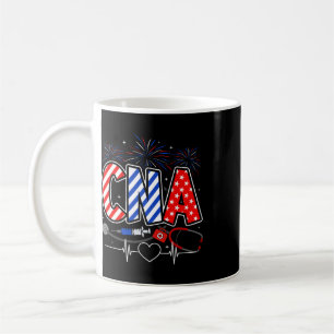 Er Spaniel American Flag Sungles Patriotic Vintage Coffee Mug