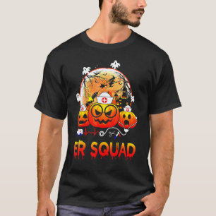 ER Squad Halloween Pumpkin Emergency Room Nurse Sp T-Shirt