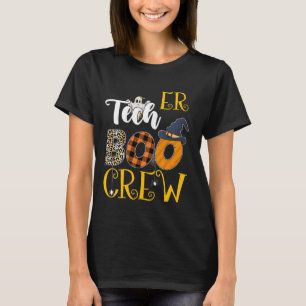 ER Tech Leopard Emergency Room Tech Halloween Boo T-Shirt