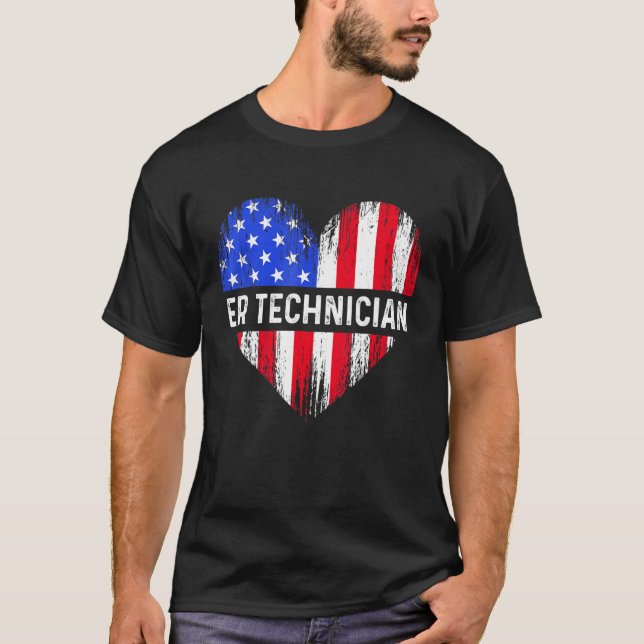 Er Technician Emergency Room Tech 16 T-Shirt (Front)