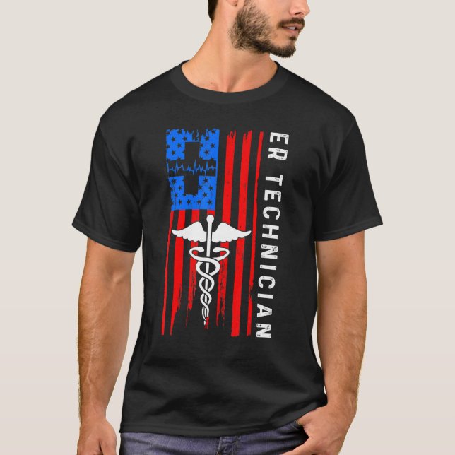 Er Technician Emergency Room Tech 41 T-Shirt (Front)
