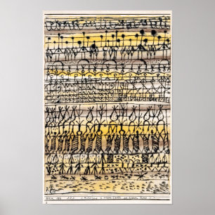ERA Cooling in a Hot Zone Garden Paul Klee Poster
