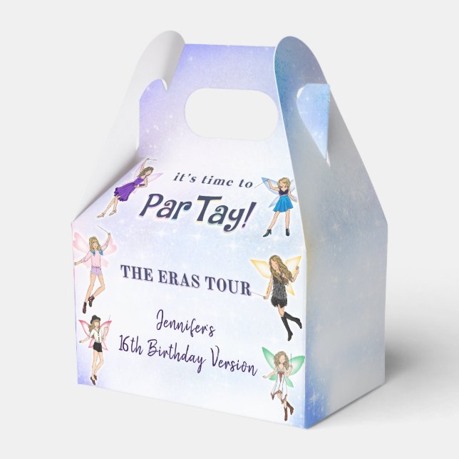 Eras Birthday Party Favour Box (Front Side)