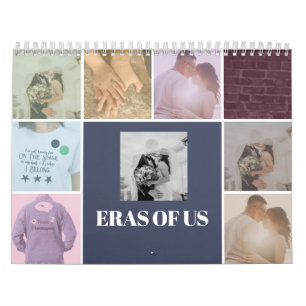 Eras inspired personalised calendar