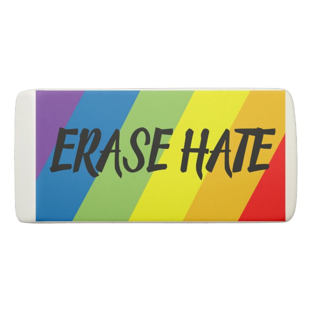 Erase Hate, LGBT Pride Eraser (Front)