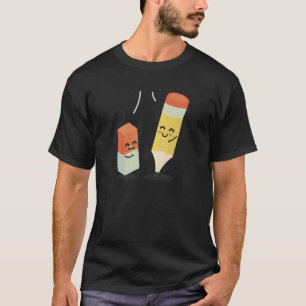 Eraser and Pencil Best Friend T-Shirt