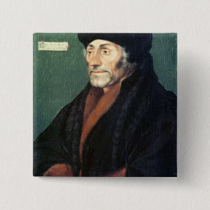 Erasmus of Rotterdam 15 Cm Square Badge