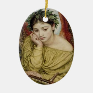 “Erato, Muse of Lyric Poetry” Ceramic Tree Decoration