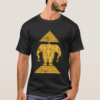 Erawan Sabaidi Greeting 3 Headed Elephant Kingdom T-Shirt