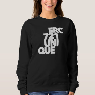 Erc721 Unique Blockchain Nft Non Fungible Token Et Sweatshirt