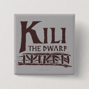Erebor - Kili Name 15 Cm Square Badge
