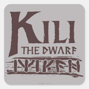 Erebor - Kili Name Square Sticker