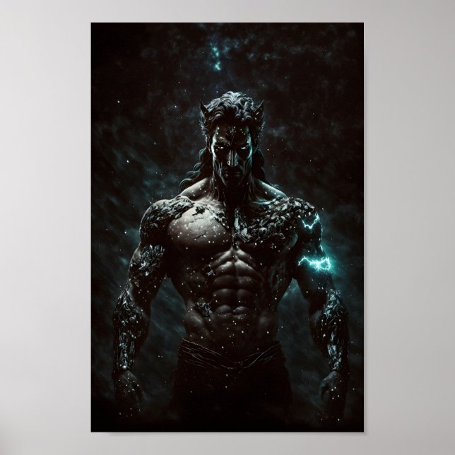 Erebus Greek God Embodiment of Primordial Darkness Poster (Front)