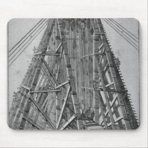 Erecting the Ancient Egyptian Obelisk Mouse Mat