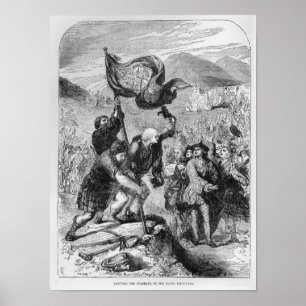 Erecting the Standard of the Young Pretender Poster
