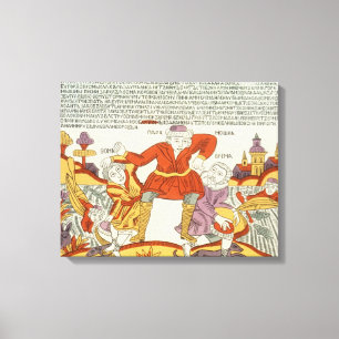 Erema and Thomas - the Song of Two Unhappy Brother Canvas Print