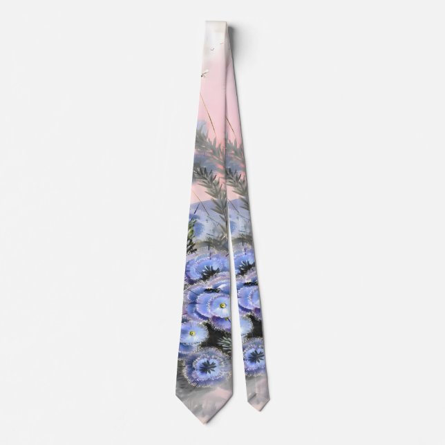 Eremaea Floral Watercolours, Dad Tie (Front)