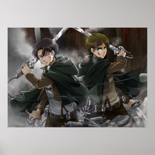 Eren and Levi Poster (Front)