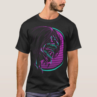 Eren in Flames Anime Shirt