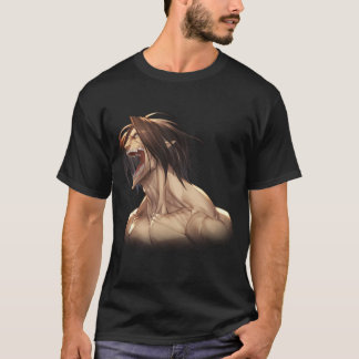 Eren Jeager in Titan form sticker  T-Shirt