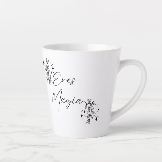 Eres Magia taza de café latte Latte Mug (Right)