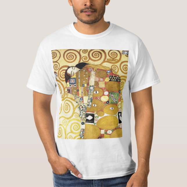 Erfüllung by Gustav Klimt T-Shirt (Front)