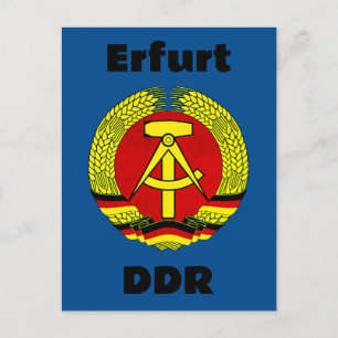 Erfurt, DDR, GDR, Erfurt, East Germany Ossi Postcard