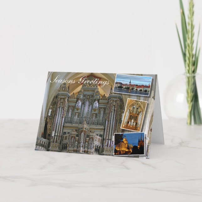 Erfurt Prediger Church organ Holiday Card (Front)