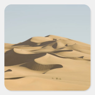 Erg Awbari, Sahara desert, Fezzan, Libya. 4 Square Sticker