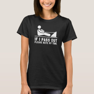 Erg Ergometer And Rowing Exercise Machine Rowing W T-Shirt