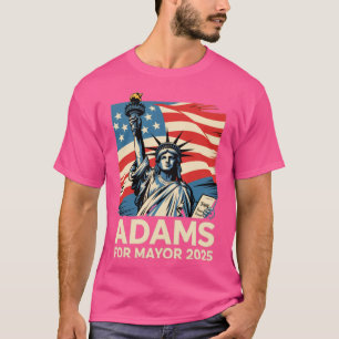 Eric Adams for NYC Mayor Campaign 2025 Pro Adams V T-Shirt